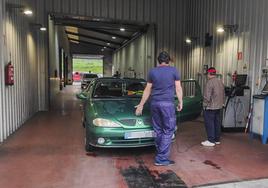 Estación de ITV de Val de San Vicente, que está asumiendo revisiones por la huelga en Asturias.