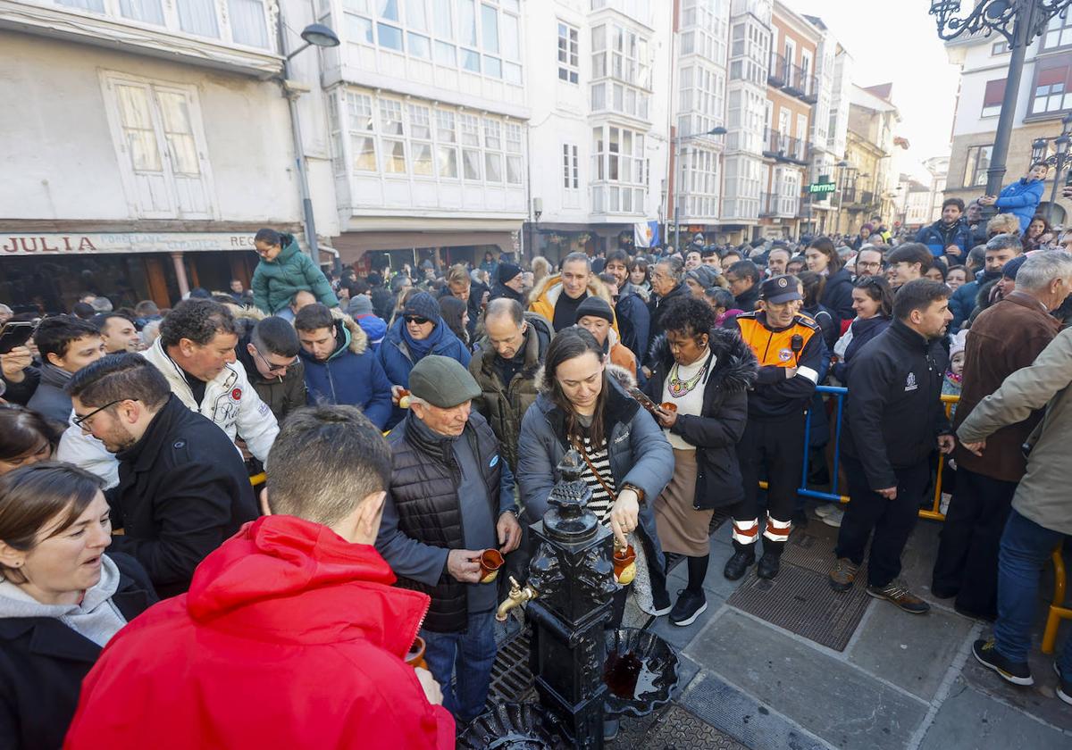 cada 20 de enero la fuente de San Sebastián mana vino