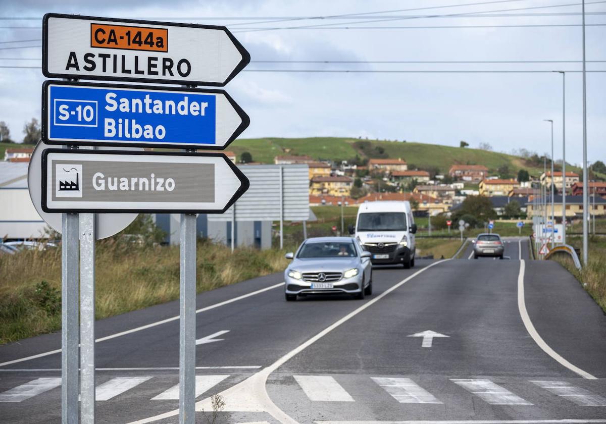 Uno de los dos tramos ya inaugurados para unir la S-10 y la S-30. El definitivo, entre Morero y Liaño, vuelve a estar en el Plan de Carreteras.