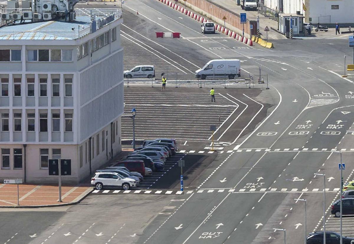 Terrenos de la Autoridad Portuaria de Santander, junto a la calle Antonio López.