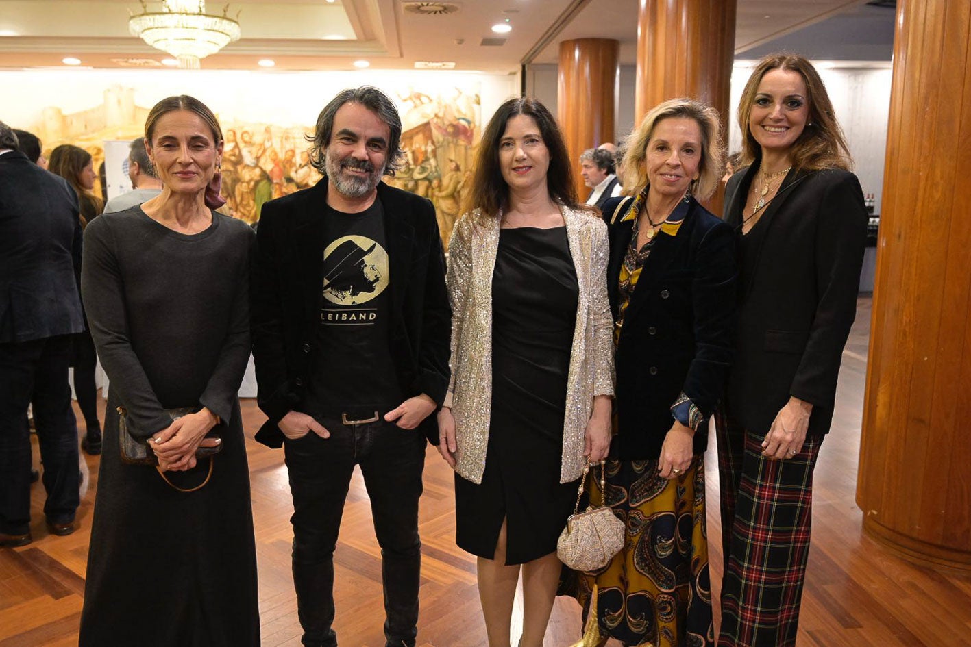 Mercedes Peña, Pablo Bermúdez, Ana González Maestegui, Elena Botín y Valvanuz Serna.