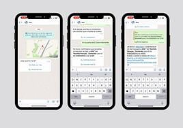 El nuevo servicio es muy intuitivo, basta con ir respondiendo a las preguntas que lanza el propio sistema.