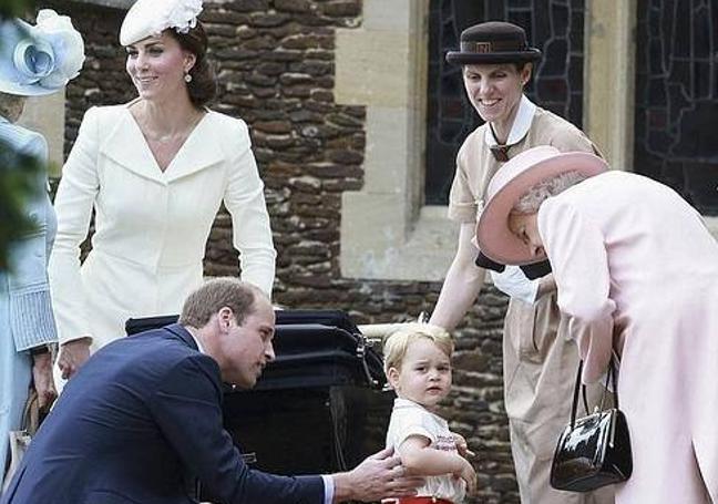 Imagen de Turón en el bautizo de la princesa Charlotte.