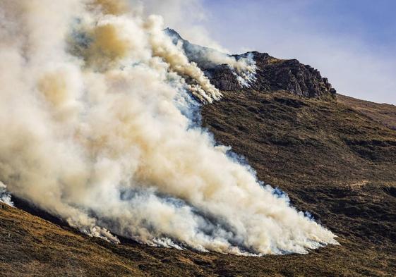 Cantabria registró hasta 35 incendios durante el último fin de semana de enero.