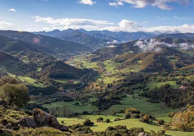 Vista general del valle de Liébana.