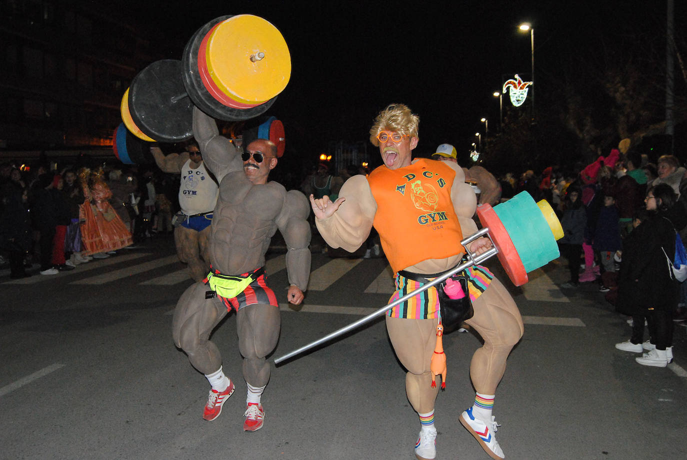 Los culturistas con más marcha del carnaval.