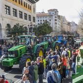 Los tractores toman Santander