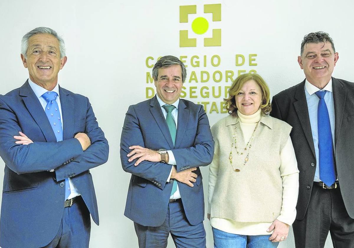 El Colegio de Mediadores de Seguros de Cantabria inicia etapa con una nueva Junta de Gobierno