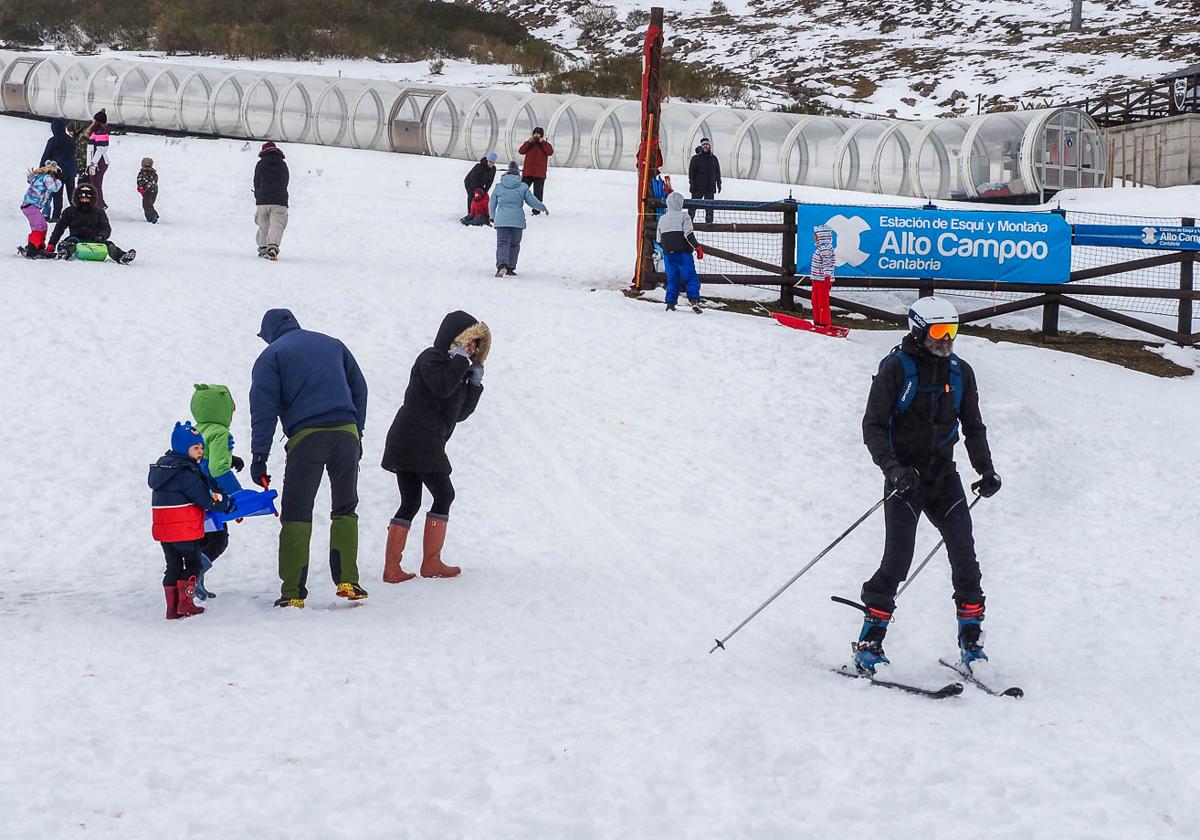 Diversión en Alto Campoo aunque la estación esté cerrada