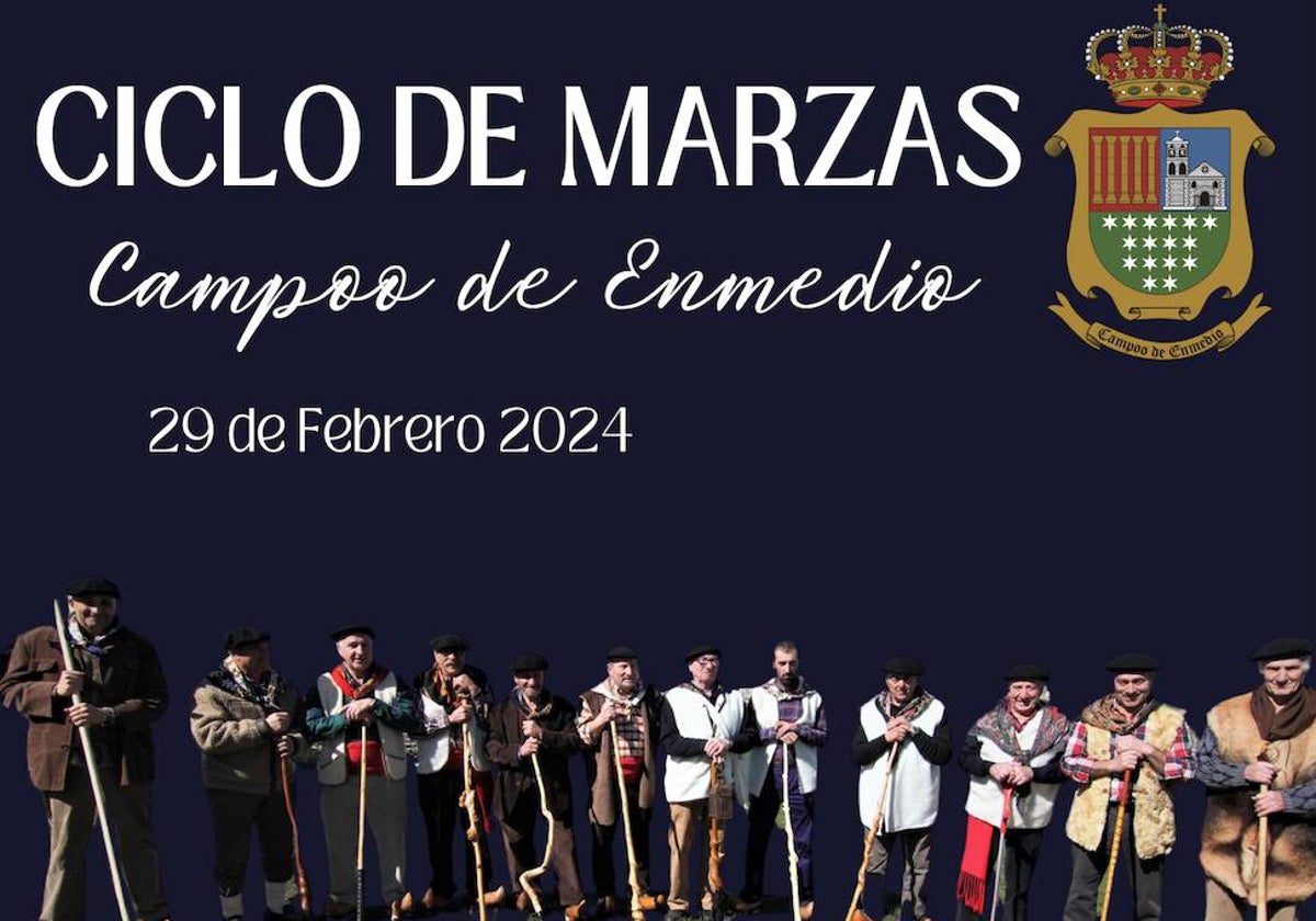 Cartel oficial de Las Marzas de Campoo de Enmedio.