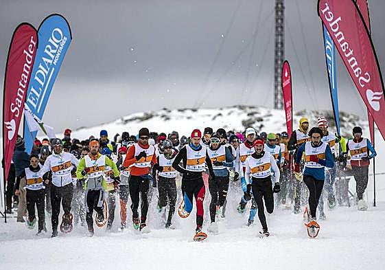Imagen de archivo de una edición anterior del Mundial de Raquetas de Nieve