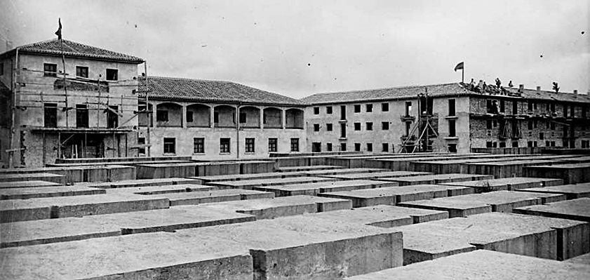 El Barrio Pesquero en construcción. 