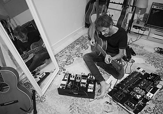 Javi Lost en su estudio