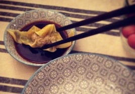 La pasta wonton es una delicia.