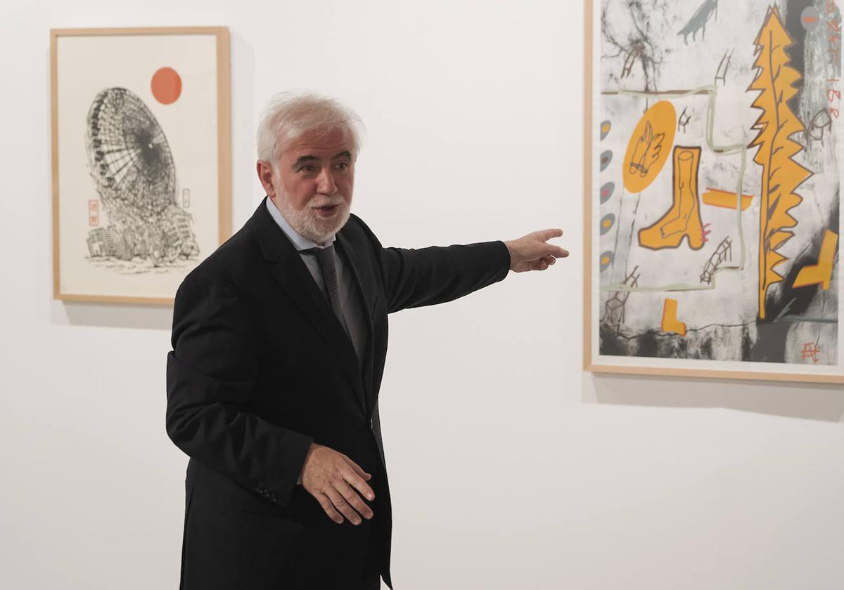 El comisario de la exposición, Javier Blas Benito.