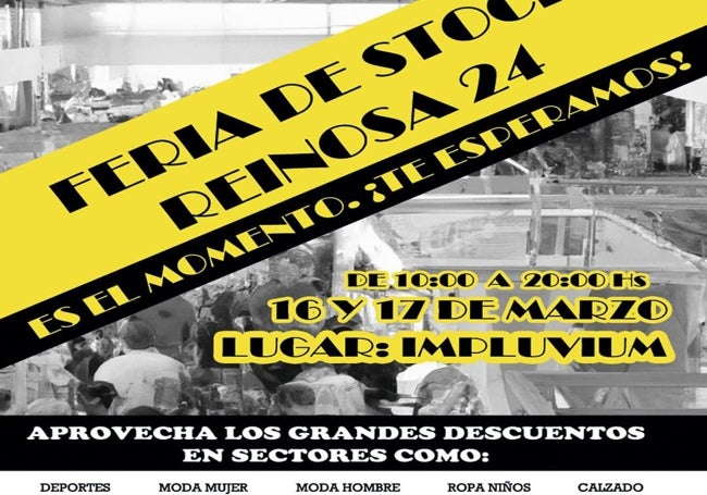 Cartel oficial de la Feria bianual de Stock de Reinosa 2024.