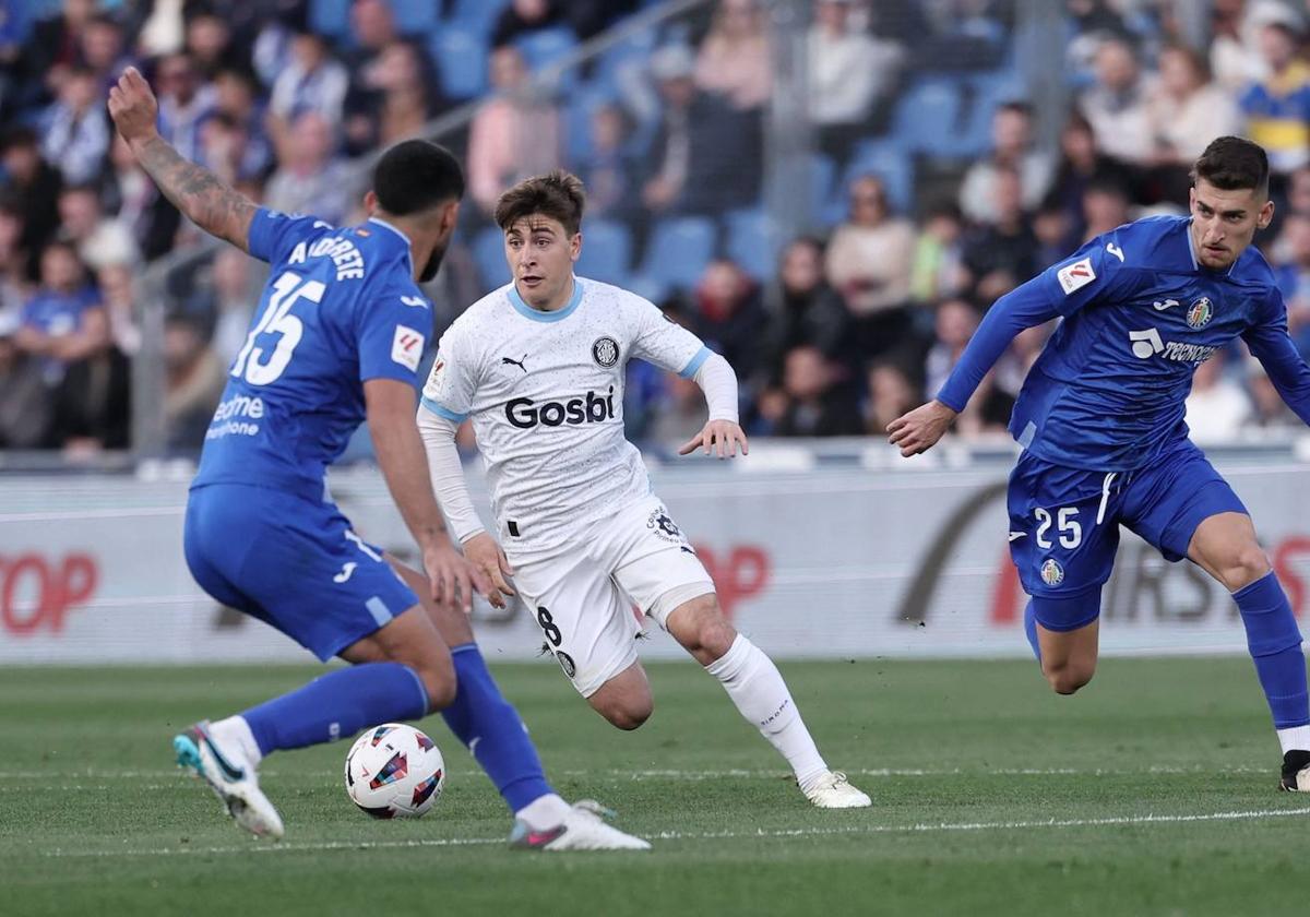 Pablo Torre, en el partido del sábado frente al Getafe.