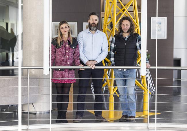 Los doctores Cristina Prieto, Manuel Del Jesus y Pepe Barquín.