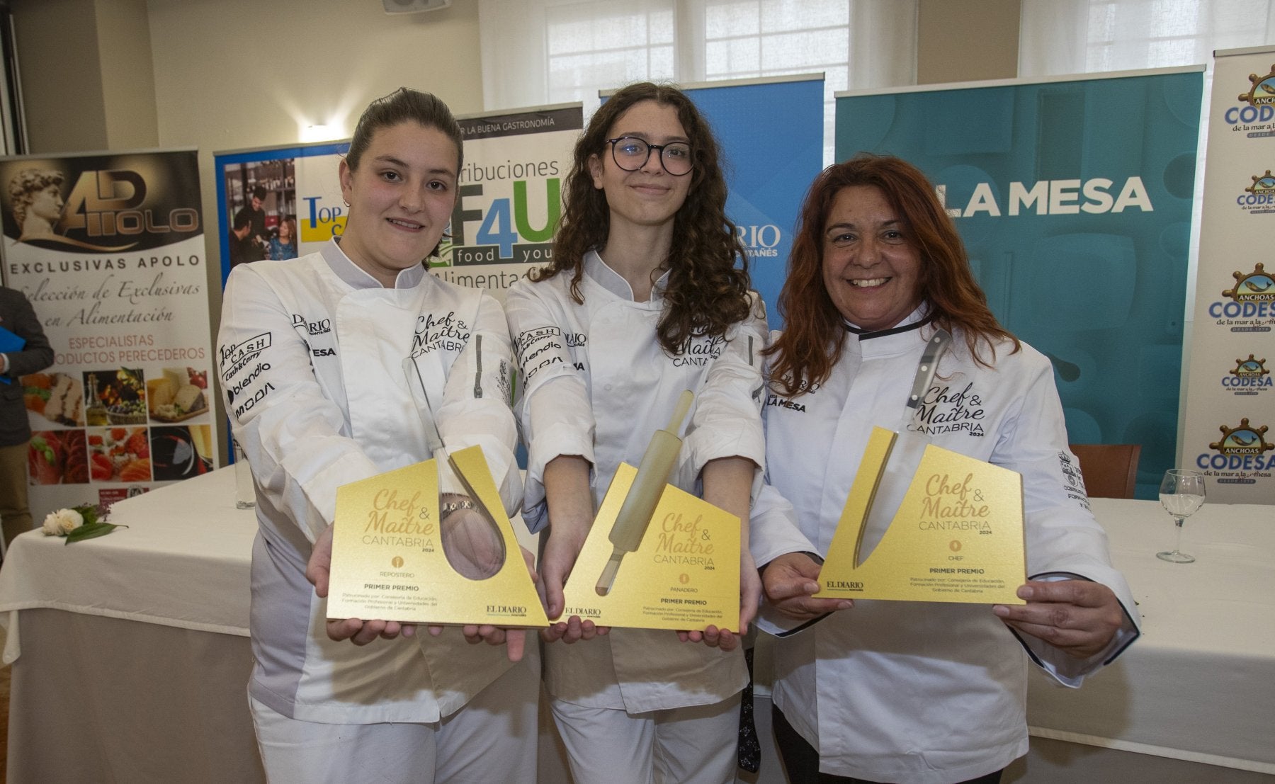 &#039;Chef Cantabria&#039; premia el talento de tres alumnas del IES Peñacastillo