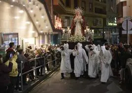 La Procesión del Perdón y Silencio de La Merced, en su recorrido por la calle Alta, que saldrá el miércoles 27 de marzo.