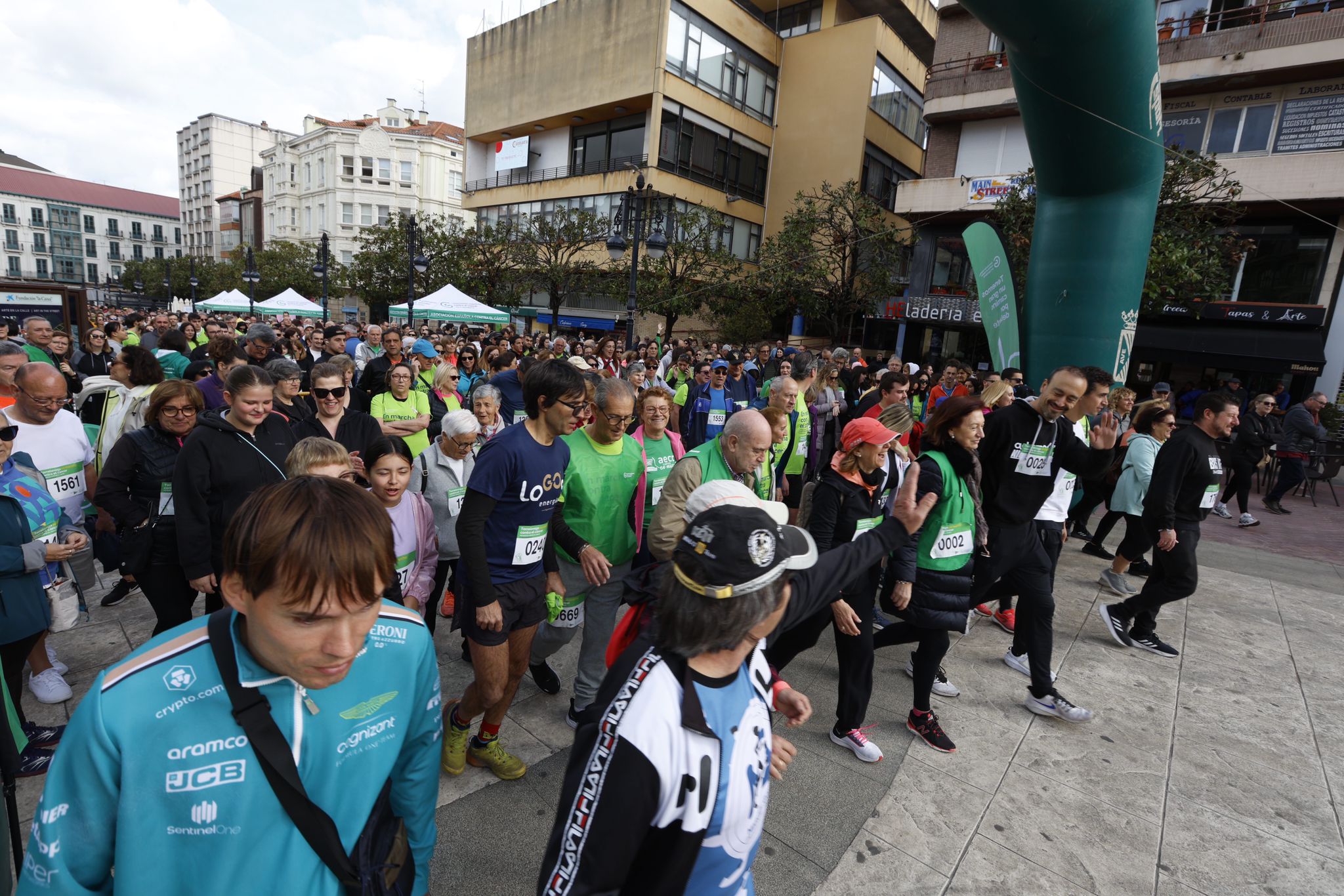 Comienzo de la marcha en el Bulevar Demetrio Herrero.