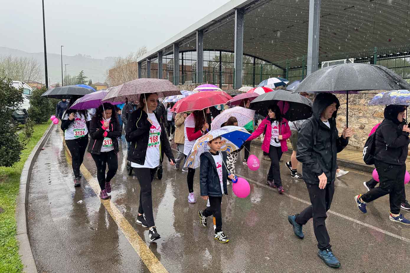 Luchamos por la Vida se impone a la lluvia