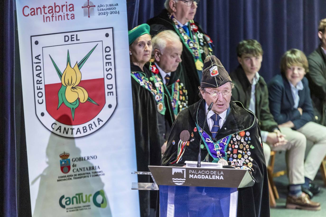 Miguel Ángel Díaz, presidente de la Cofradía del Queso de Cantabria.