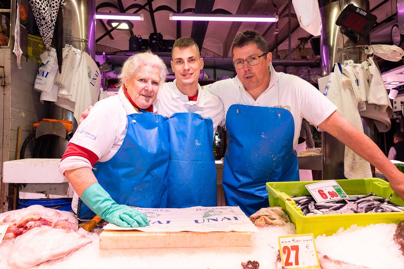 Vitoriana Bedia, Mateo Forestier y Unai Martín