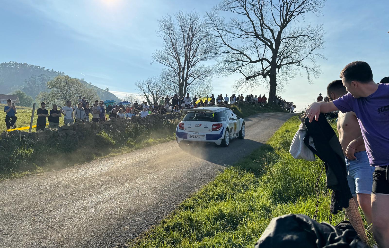 Jaime San Emeterio, con un Citroën DS3 R5