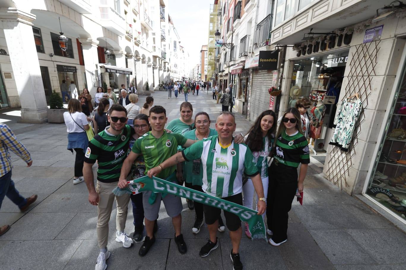 Racinguistas en la calle de La Paloma.