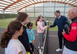 Toni Nadal en las instalaciones del complejo de La Albericia