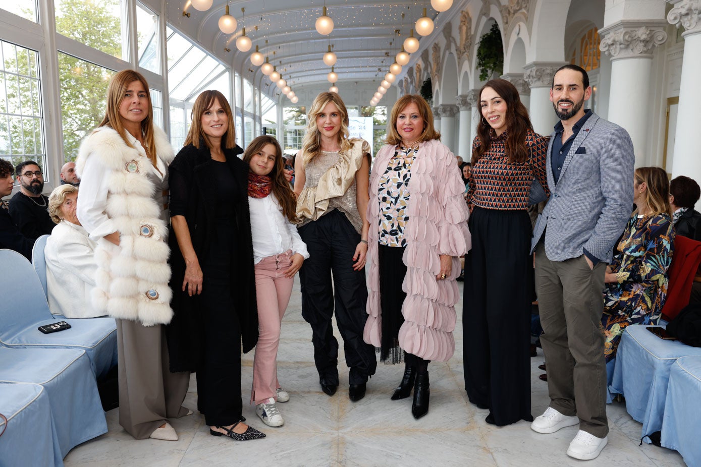 María Gautier, Soledad Ceballos, María Gautier, Paula Alegría, Ana María Fernández, Crisinta Canales y Cristina de la Fuente.