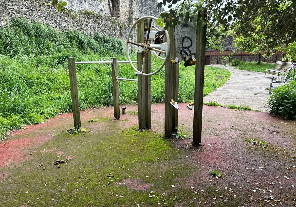 Estado del Parque San Marcial de Laredo.