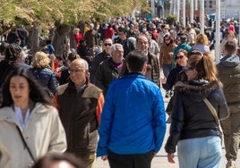 Imagen de este miércoles de Santander.