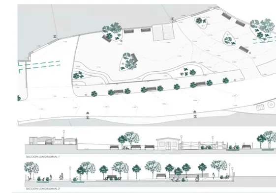 Infografía de la futura Plaza de la Ermita.