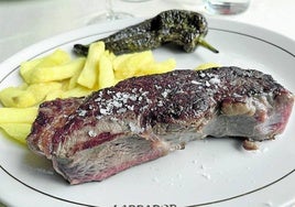 Entrecote de vaca pinta de Agrocantabria.