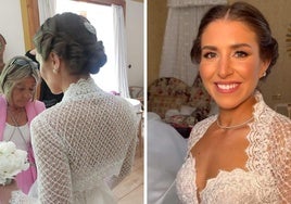 Así lució Carmen Ballesteros en su boda en Cantabria