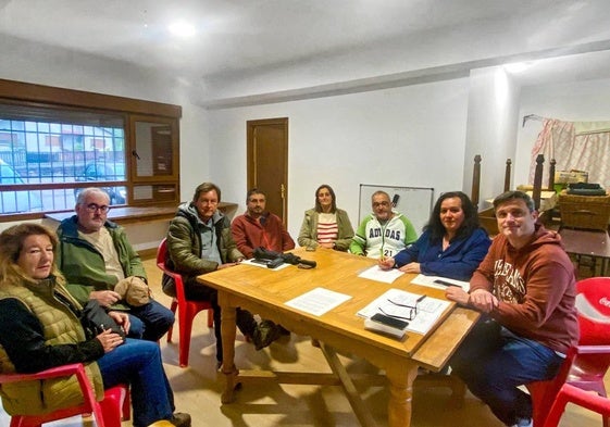 Los regionalistas en la reunión del comité del PRC en el Nansa.