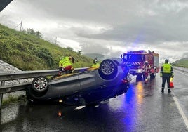 Carreteras y Guardia Civil se movilizaron para intervenir y facilitar la circulación.