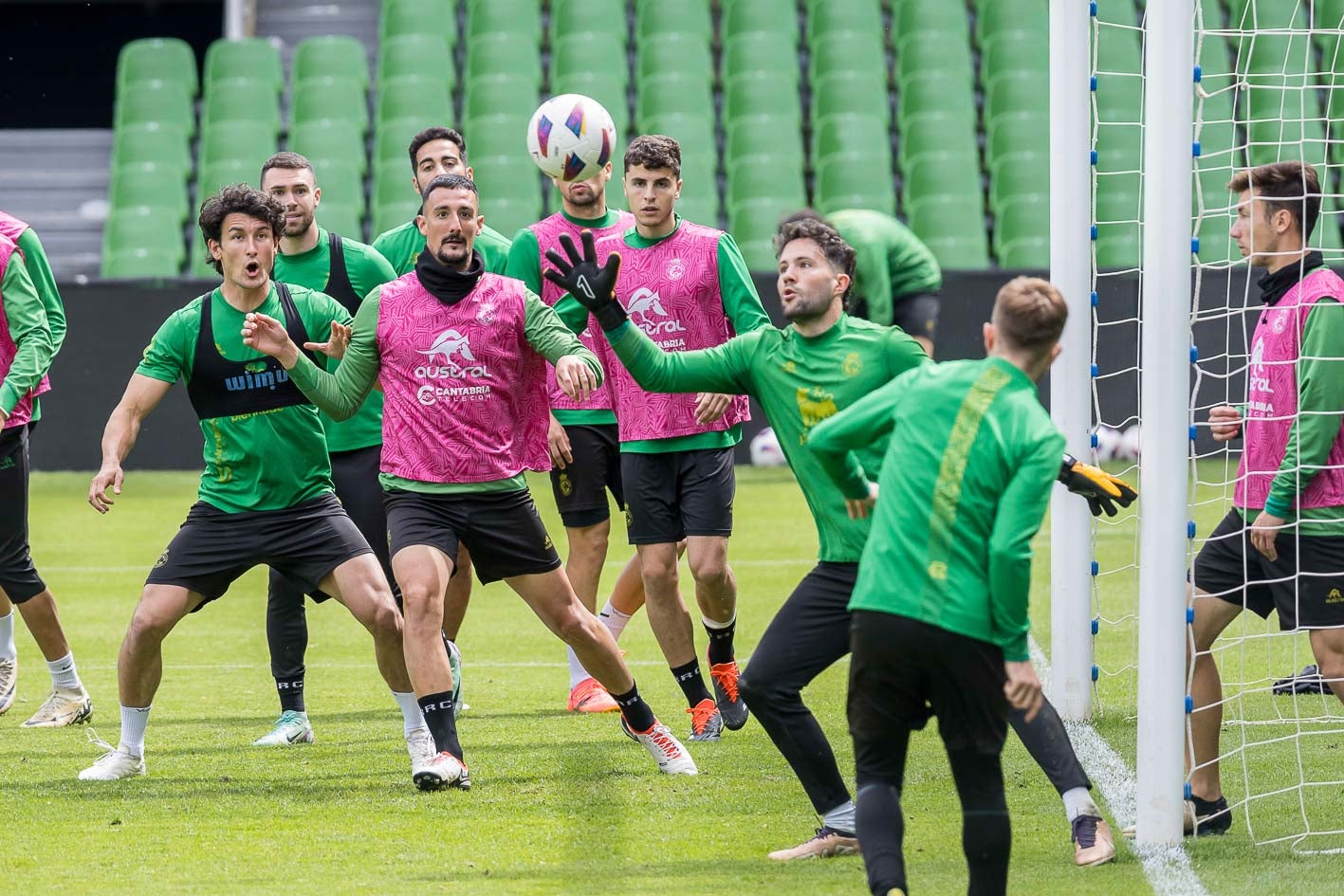 El entrenamiento del Racing, en imágenes