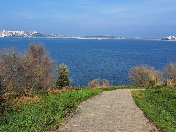 La bahía y Santander, desde una senda