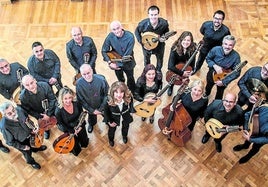 Los miembros de la Agrupación Albéniz ofrecerán hoy un concierto en la sala santanderina Los Ángeles.