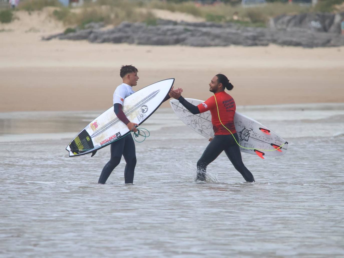 Campeonato Regional de Surf 2024, en la playa de Ris