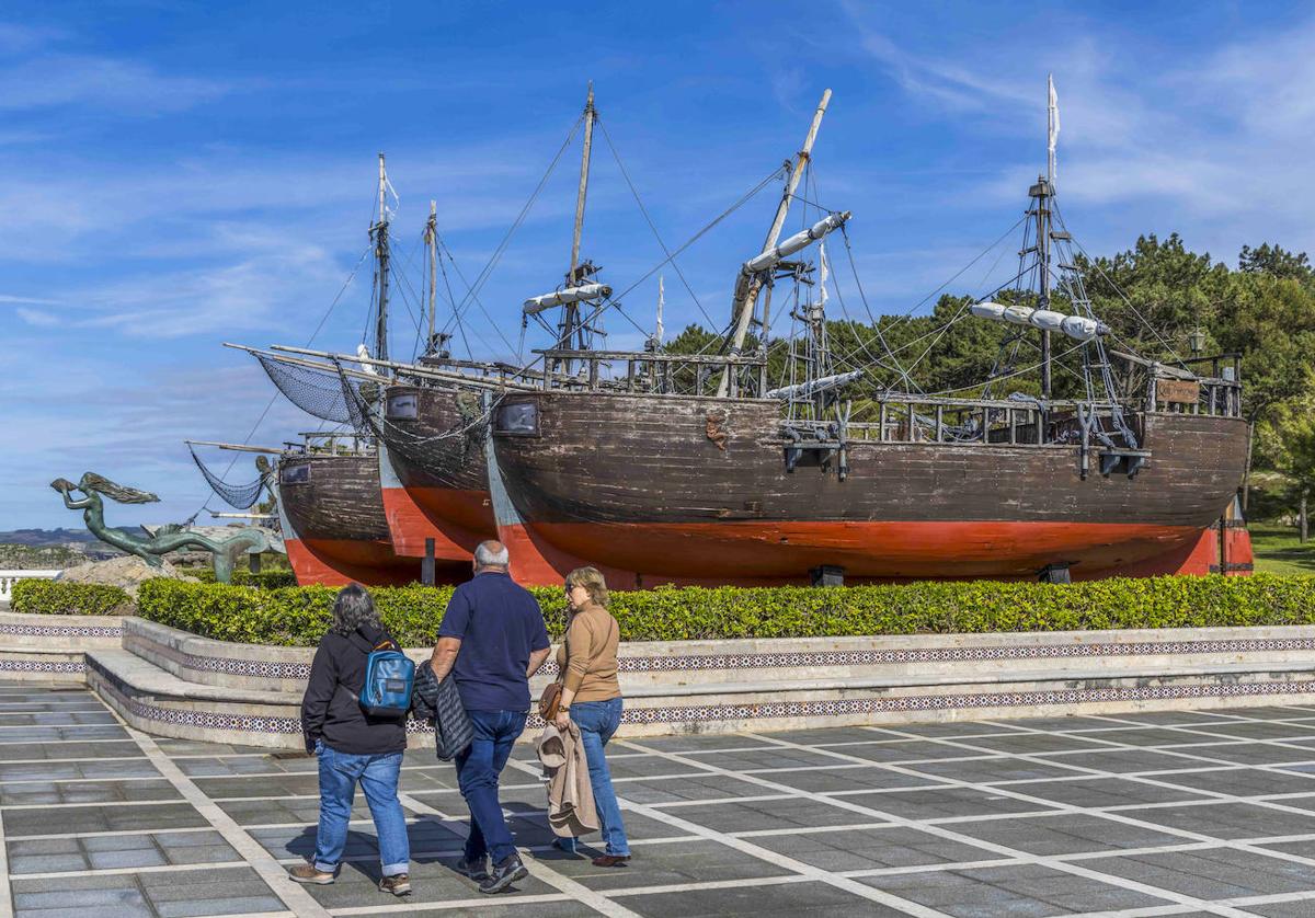 Los tres galeones en los que viajó Vital Alsar desde México hasta Santander están en mal estado.