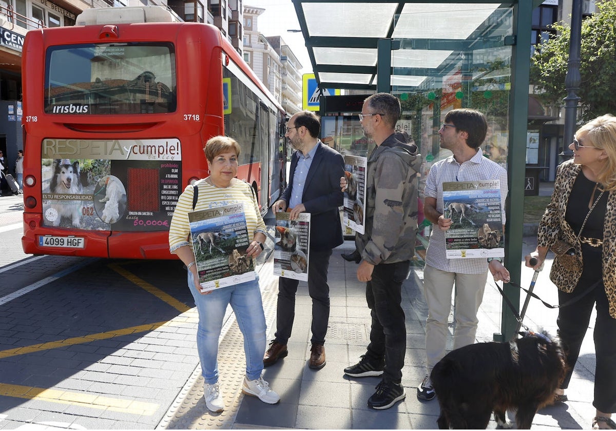 Presentación de la campaña en la calle Julián Ceballos.