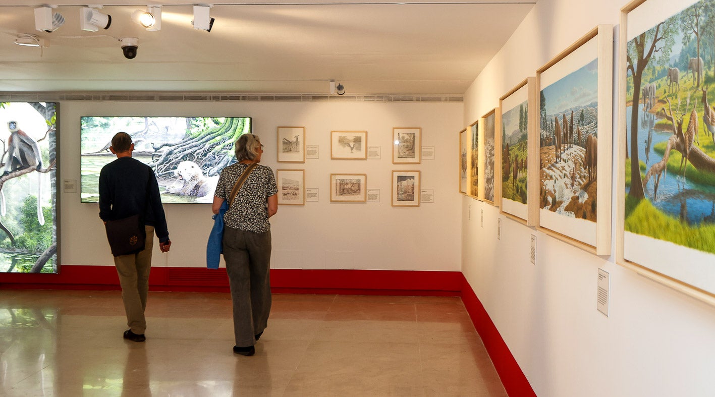 Vista general de la sala de exposiciones.