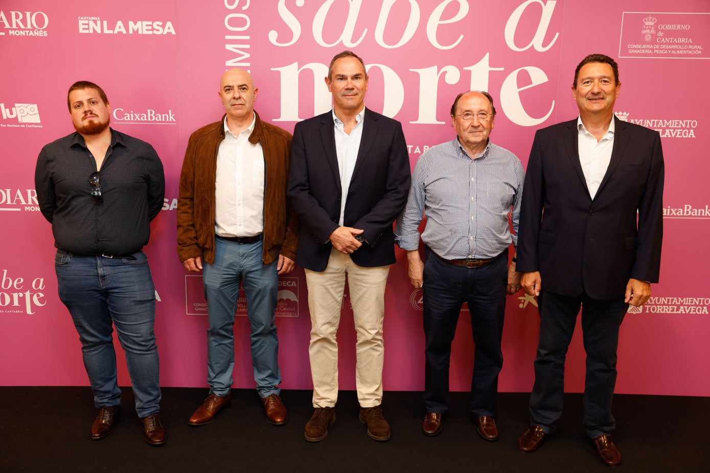 Fenando Salán, Carlos Recio, Jorge Armijo, Miguel Ángel Díaz y Emiliano Blanco. 