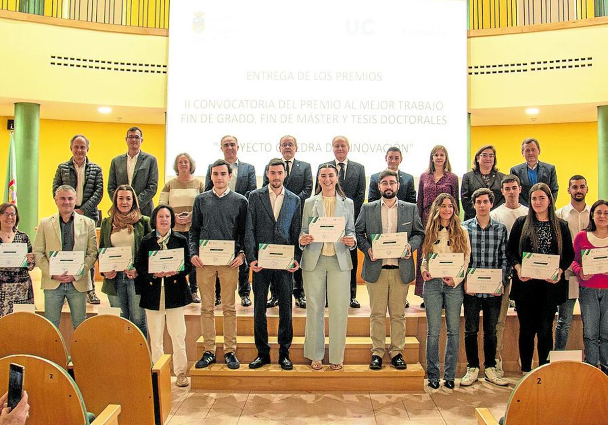 Entrega de premios de la II edición del 'Proyecto Cátedra de Innovación' UC.