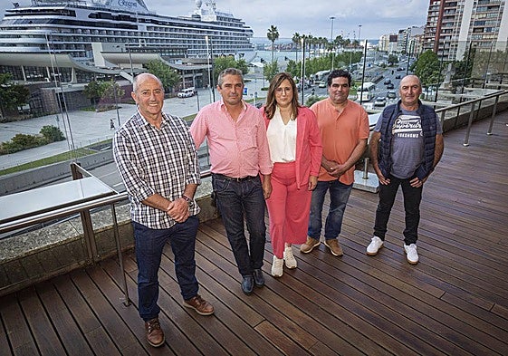 Javier Lucio, Pedro Antonio Ceballos, Silvia Gómez, José Antonio Ortega y Roberto Merino
