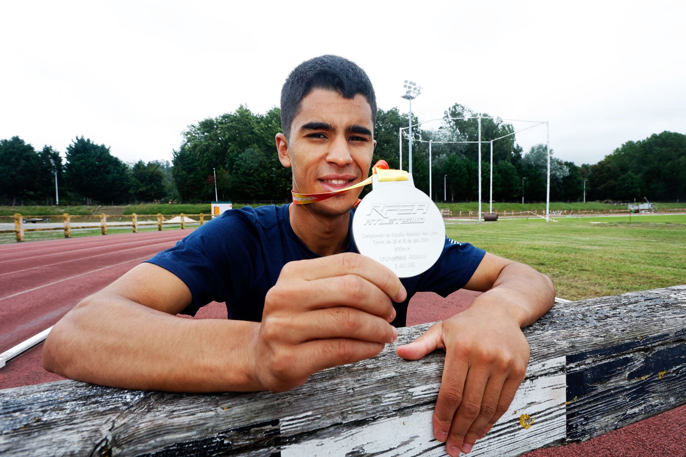 En agosto de 2023 se proclamó aún con 21 años subcampeón de España absoluto de los 800, a día de hoy la especialidad con más nivel de todo el atletismo español, con tres medallistas internacionales.